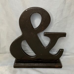 Rustic Vintage looking Decorative Ampersand